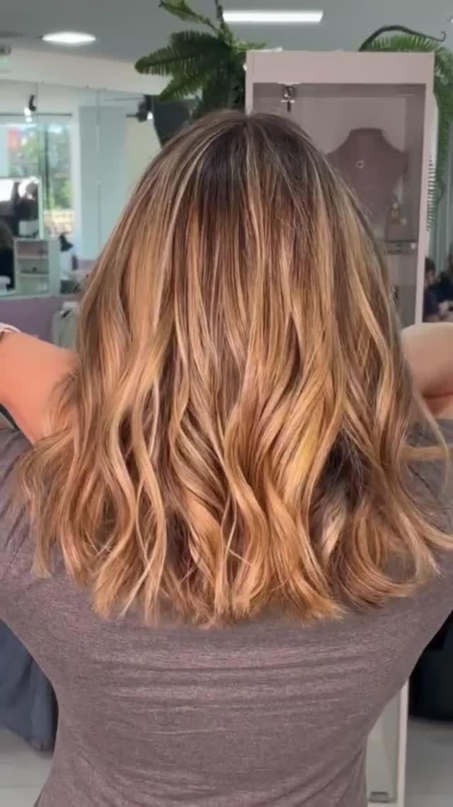 Mechas e luzes — resultado Dondô