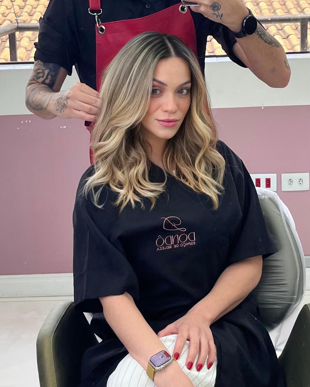 Coloração loira — resultado Dondô Espaço de Beleza